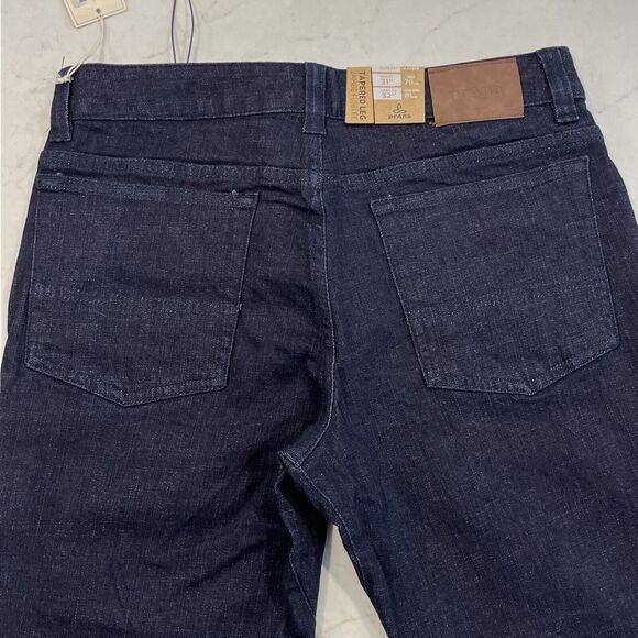 Prana Jeans NEW Mens 31x32 Blue Dark Rinse Hillgard Slim Fit Tapered Leg Organic - Picture 6 of 13